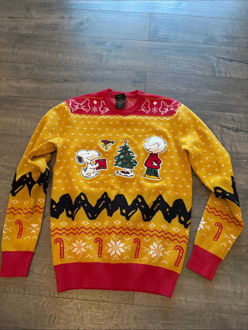 Peanuts Charlie Brown & Snoopy Holiday Crewneck Sweater